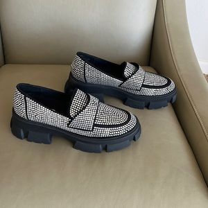 Women’s bling loafers